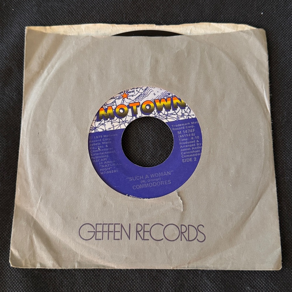 Vtg 7” vinyl record single Commodore’s Still & Such a Woman 1979
